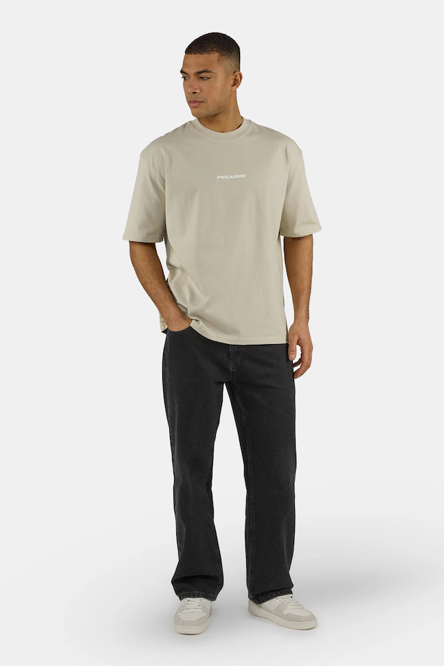 PEGADOR Rundhalsshirt »COLNE LOGO OVERSIZED TEE« Baumwolle, oversize PEGADOR Rundhalsshirt »COLNE LOGO OVERSIZED TEE« Baumwolle, oversize