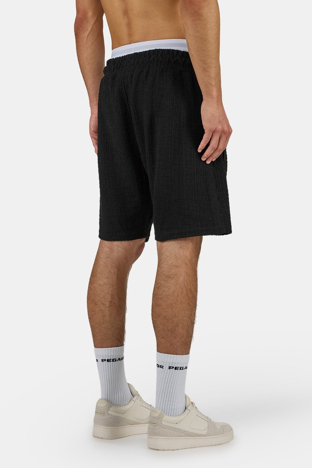 PEGADOR Shorts »Libco Structured Knit Shorts« Materialmix, regular fit