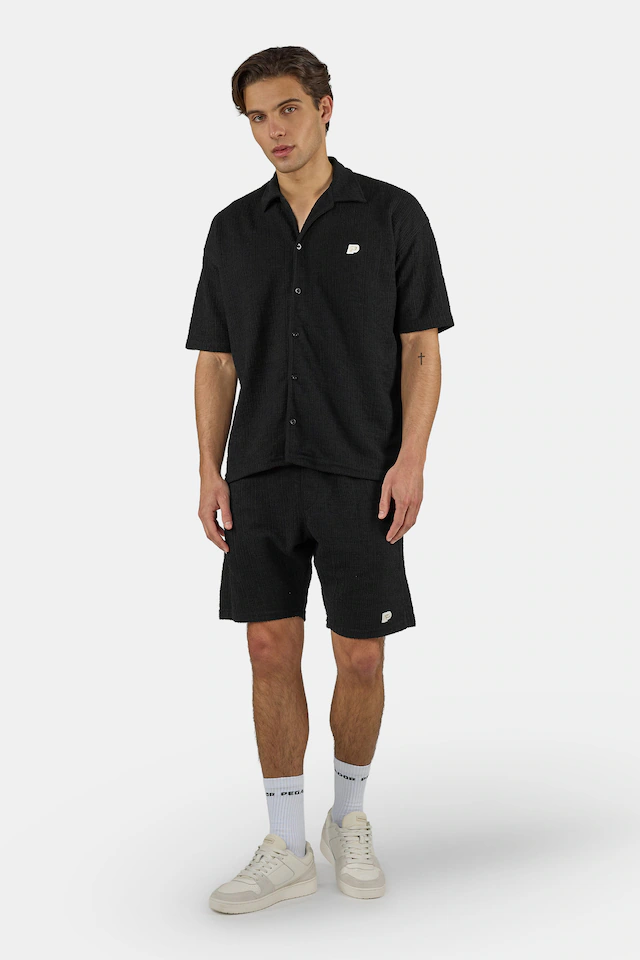 PEGADOR Shorts »Libco Structured Knit Shorts« Materialmix, regular fit