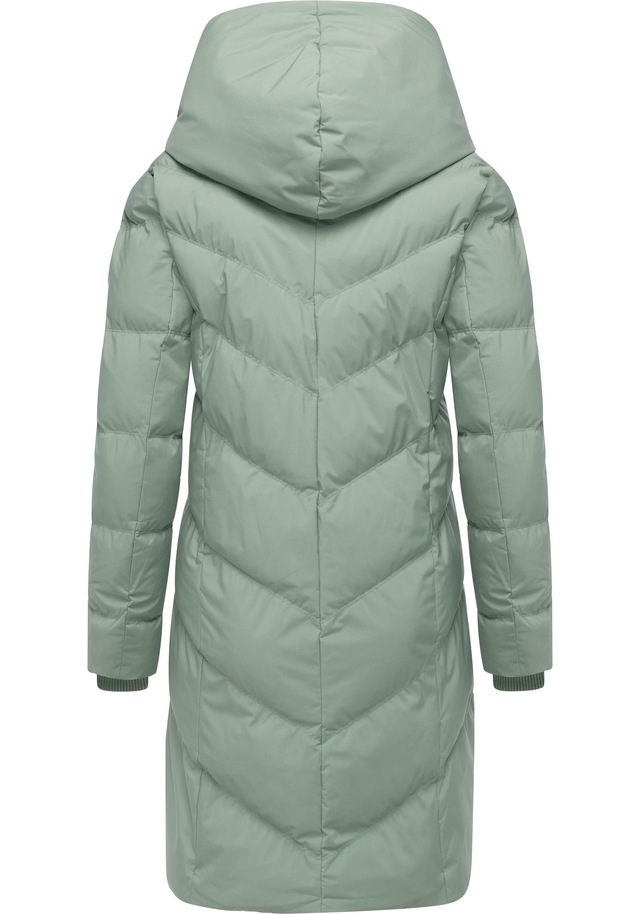 Ragwear Steppmantel »Natalka Soft YOUMODO« Warmer Wintermantel mit hohem Kragen und Kapuze