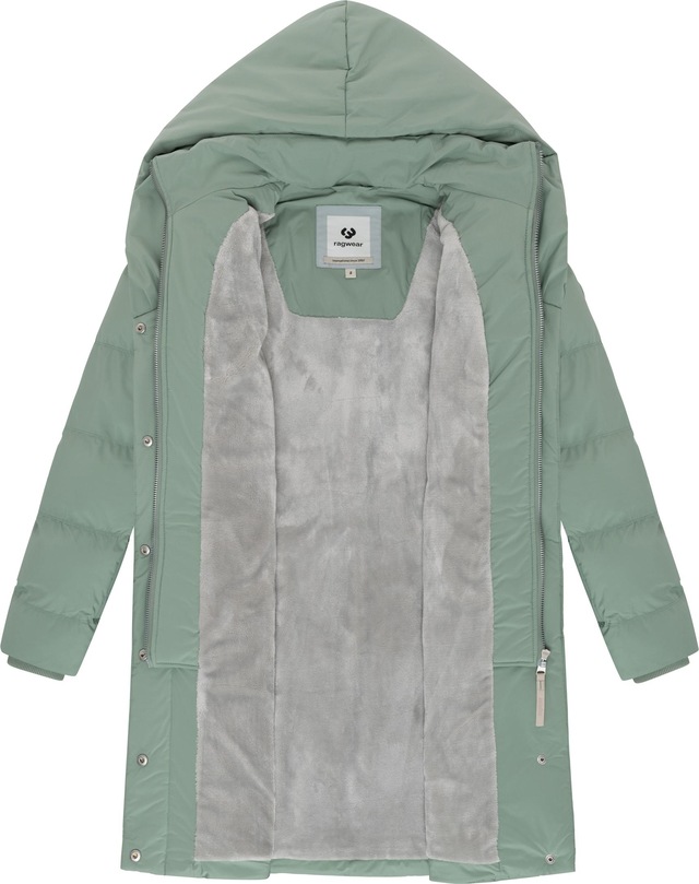 Ragwear Steppmantel »Natalka Soft YOUMODO« Warmer Wintermantel mit hohem Kragen und Kapuze