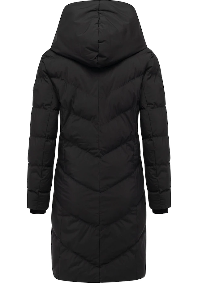 Ragwear Steppmantel »Natalka Soft YOUMODO« Warmer Wintermantel mit hohem Kragen und Kapuze