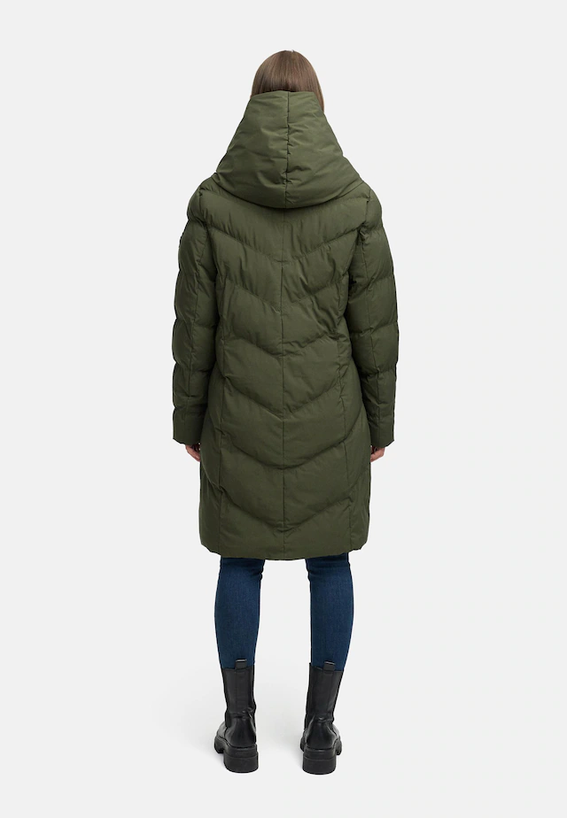 Ragwear Steppmantel »Natalka Soft YOUMODO« Warmer Wintermantel mit hohem Kragen und Kapuze