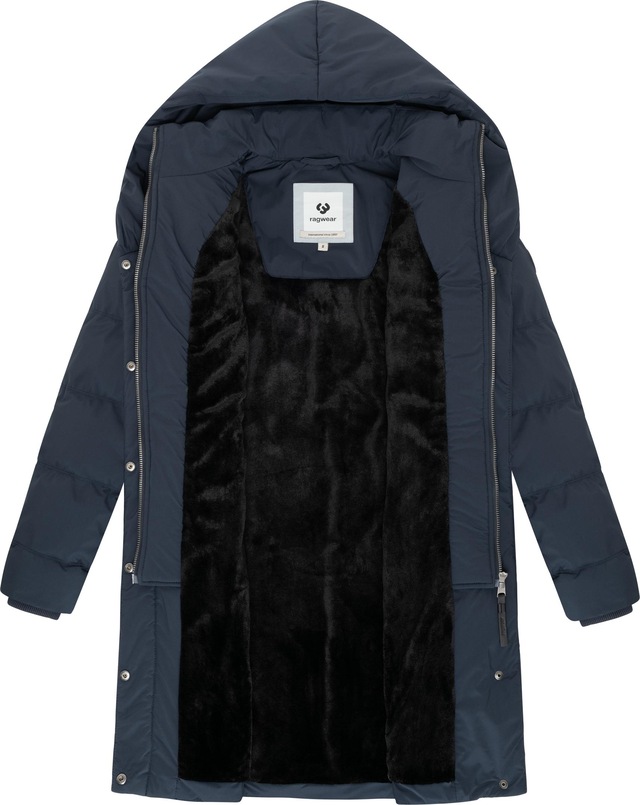 Ragwear Steppmantel »Natalka Soft YOUMODO« Warmer Wintermantel mit hohem Kragen und Kapuze