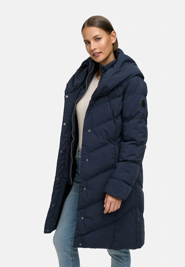 Ragwear Steppmantel »Natalka Soft YOUMODO« Warmer Wintermantel mit hohem Kragen und Kapuze