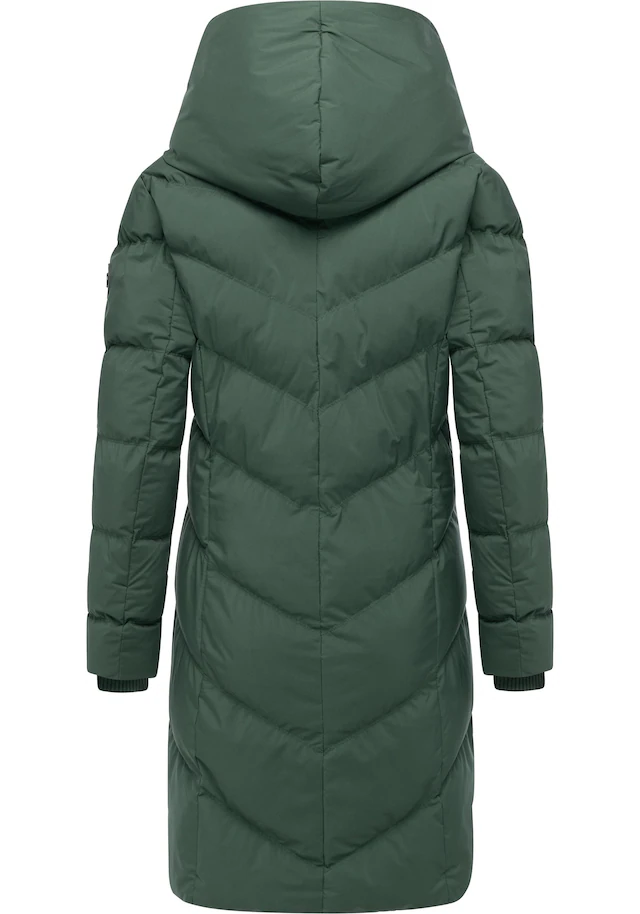 Ragwear Steppmantel »Natalka Soft YOUMODO« Warmer Wintermantel mit hohem Kragen und Kapuze
