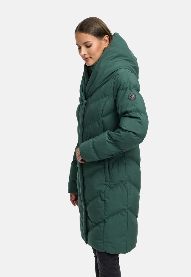 Ragwear Steppmantel »Natalka Soft YOUMODO« Warmer Wintermantel mit hohem Kragen und Kapuze