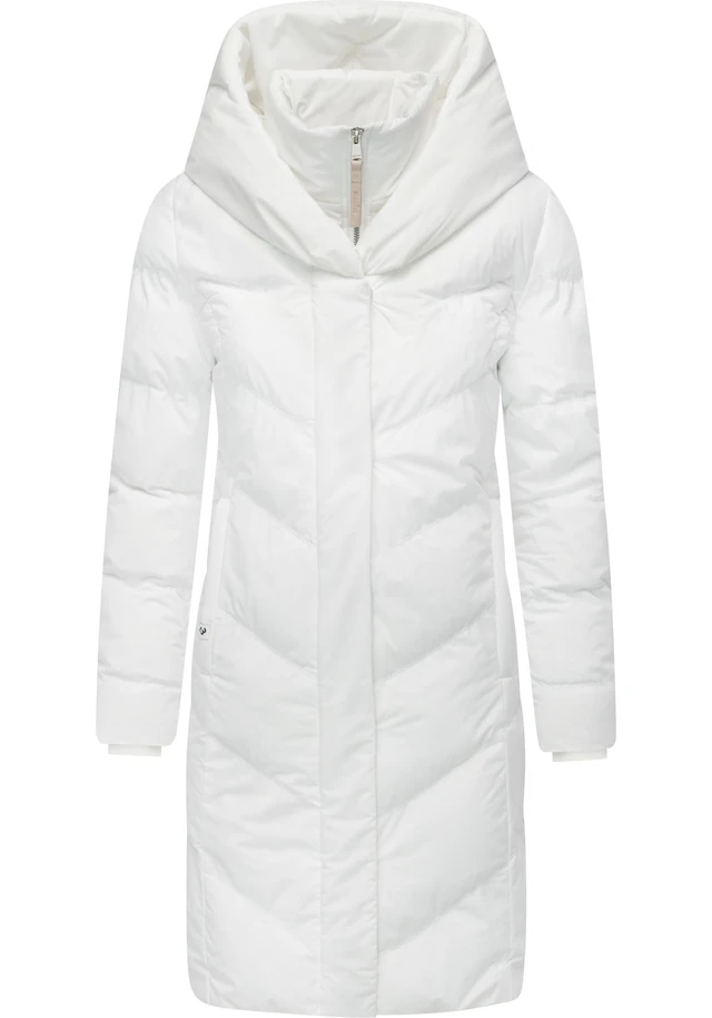 Ragwear Steppmantel »Natalka Soft YOUMODO« Warmer Wintermantel mit hohem Kragen und Kapuze