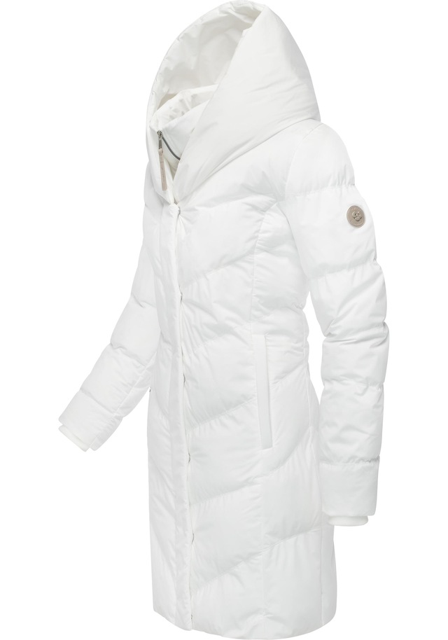 Ragwear Steppmantel »Natalka Soft YOUMODO« Warmer Wintermantel mit hohem Kragen und Kapuze
