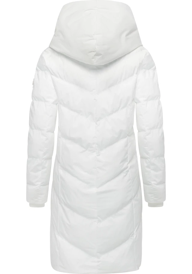 Ragwear Steppmantel »Natalka Soft YOUMODO« Warmer Wintermantel mit hohem Kragen und Kapuze