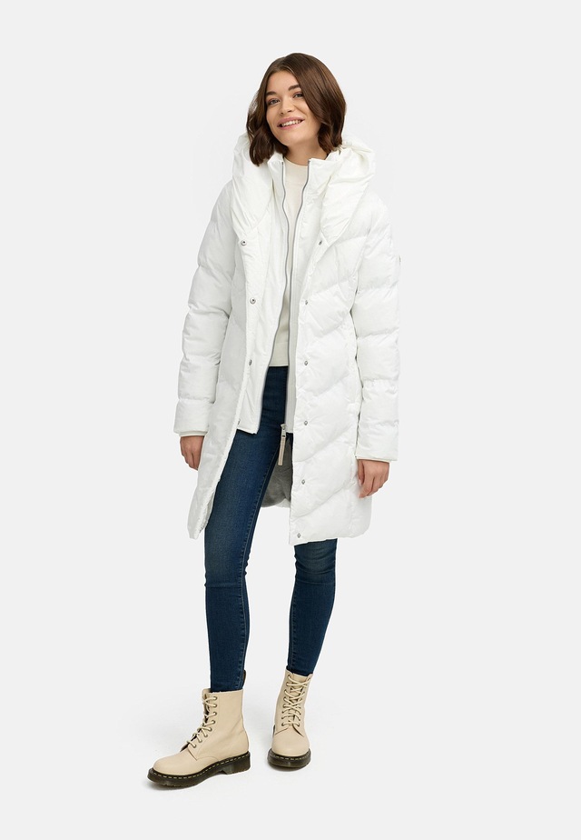Ragwear Steppmantel »Natalka Soft YOUMODO« Warmer Wintermantel mit hohem Kragen und Kapuze