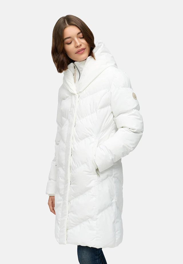 Ragwear Steppmantel »Natalka Soft YOUMODO« Warmer Wintermantel mit hohem Kragen und Kapuze