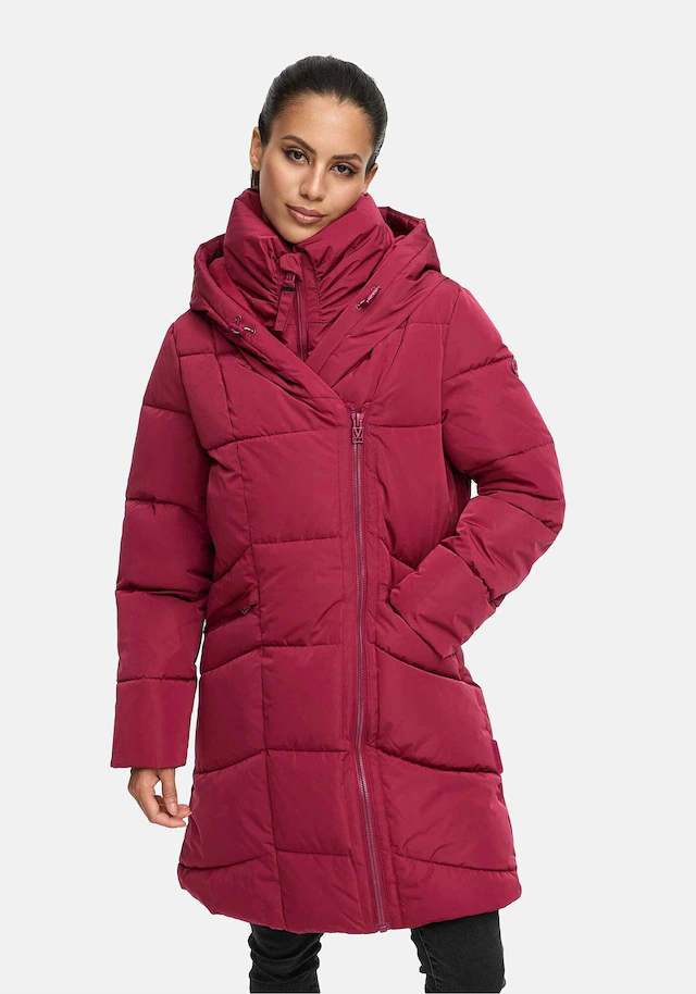 Marikoo Winterjacke »Virenaa« mit extra hohem Kragen und warmem Fleecefutter