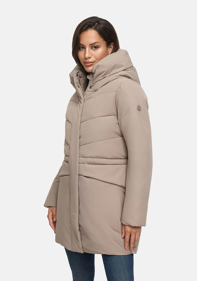 Marikoo Winterjacke »Delilah« mit kuschelig warmem Teddyfleece und hohem Kragen