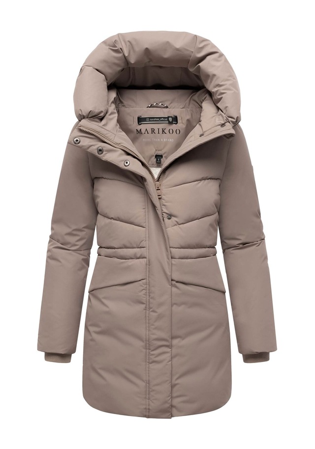 Marikoo Winterjacke »Delilah« mit kuschelig warmem Teddyfleece und hohem Kragen