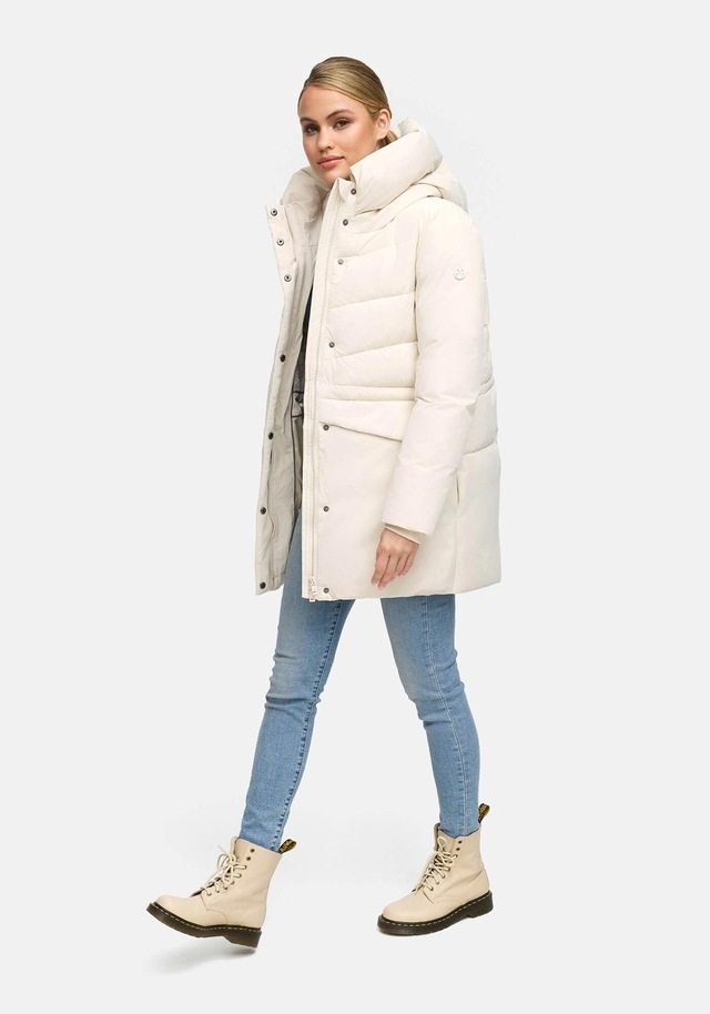 Marikoo Winterjacke »Delilah« mit kuschelig warmem Teddyfleece und hohem Kragen