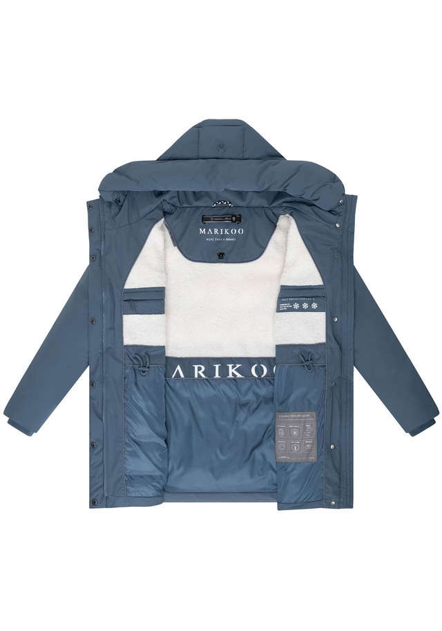 Marikoo Winterjacke »Delilah« mit kuschelig warmem Teddyfleece und hohem Kragen
