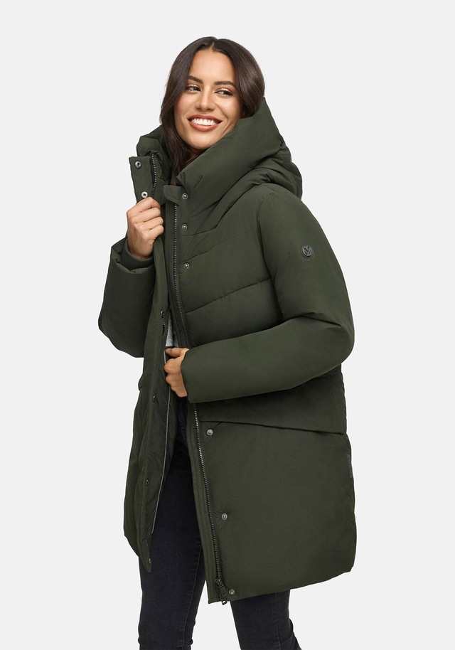 Marikoo Winterjacke »Delilah« mit kuschelig warmem Teddyfleece und hohem Kragen