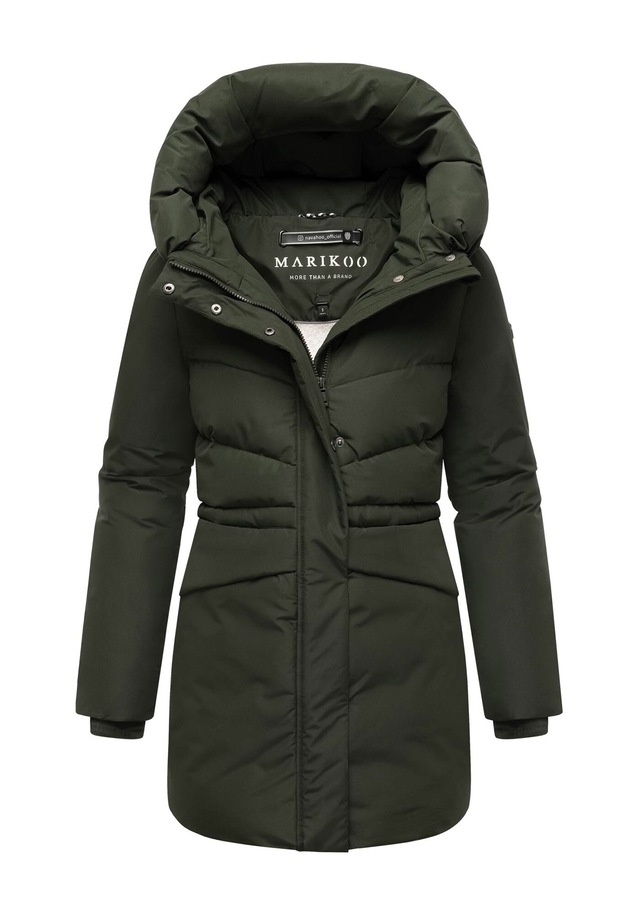 Marikoo Winterjacke »Delilah« mit kuschelig warmem Teddyfleece und hohem Kragen