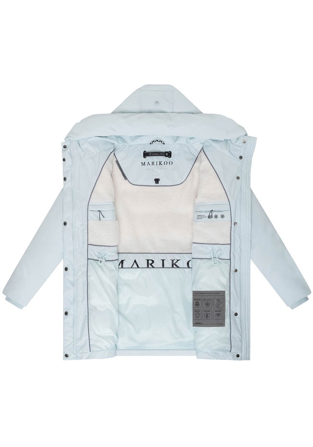 Marikoo Winterjacke »Delilah« mit kuschelig warmem Teddyfleece und hohem Kragen