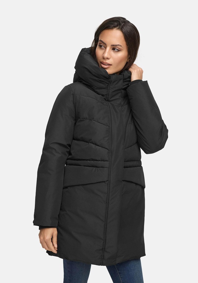 Marikoo Winterjacke »Delilah« mit kuschelig warmem Teddyfleece und hohem Kragen