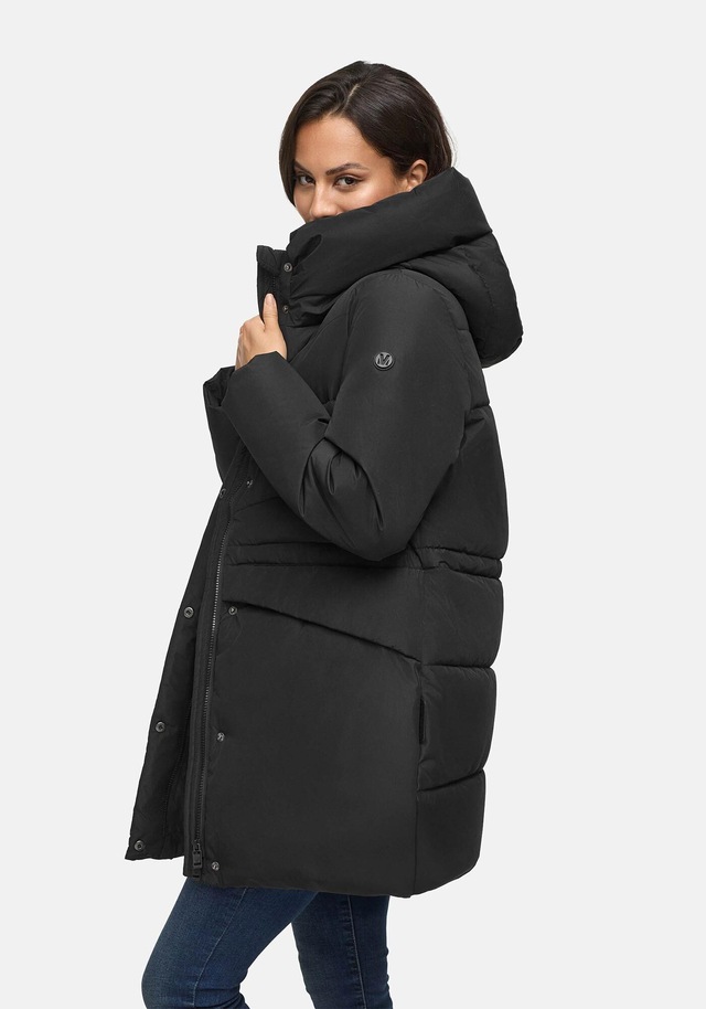 Marikoo Winterjacke »Delilah« mit kuschelig warmem Teddyfleece und hohem Kragen