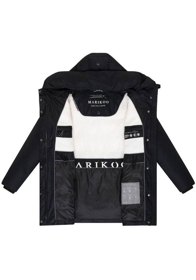 Marikoo Winterjacke »Delilah« mit kuschelig warmem Teddyfleece und hohem Kragen