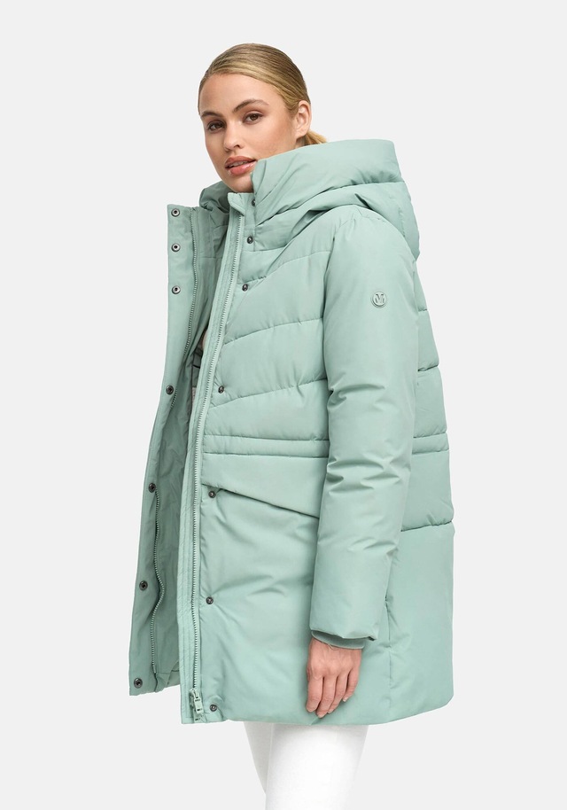 Marikoo Winterjacke »Delilah« mit kuschelig warmem Teddyfleece und hohem Kragen