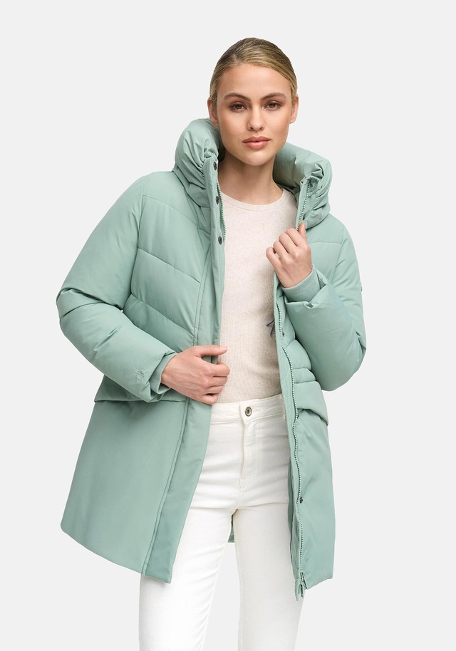 Marikoo Winterjacke »Delilah« mit kuschelig warmem Teddyfleece und hohem Kragen
