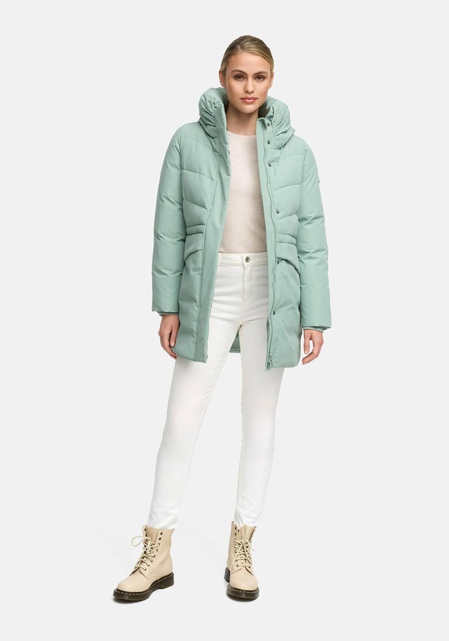 Marikoo Winterjacke »Delilah« mit kuschelig warmem Teddyfleece und hohem Kragen
