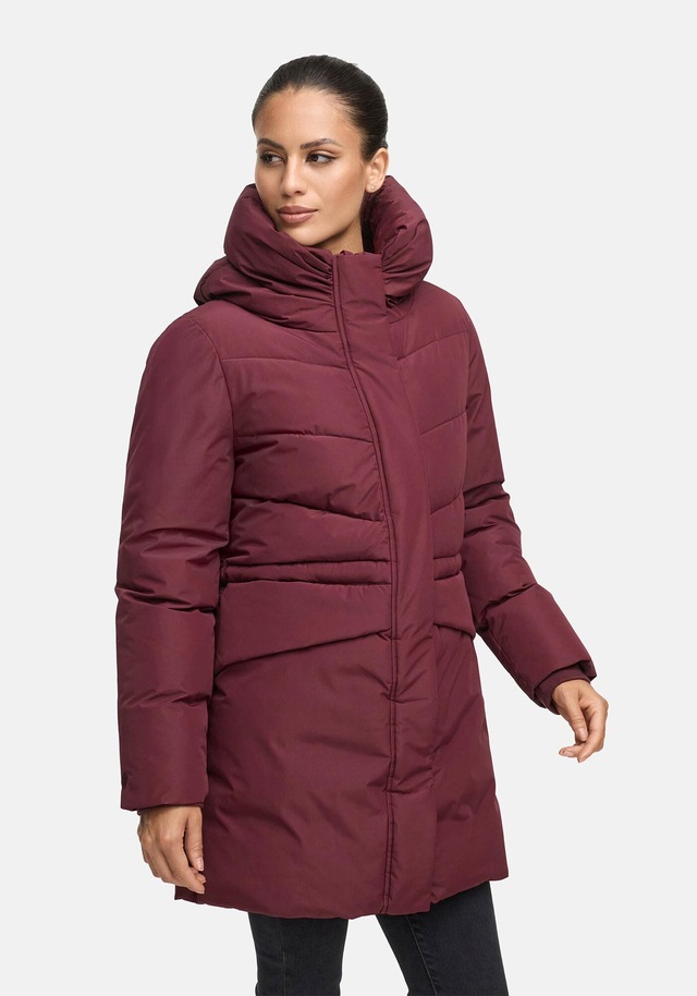 Marikoo Winterjacke »Delilah« mit kuschelig warmem Teddyfleece und hohem Kragen