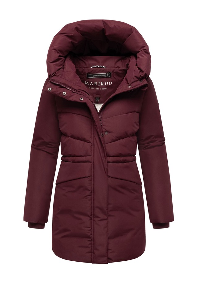 Marikoo Winterjacke »Delilah« mit kuschelig warmem Teddyfleece und hohem Kragen