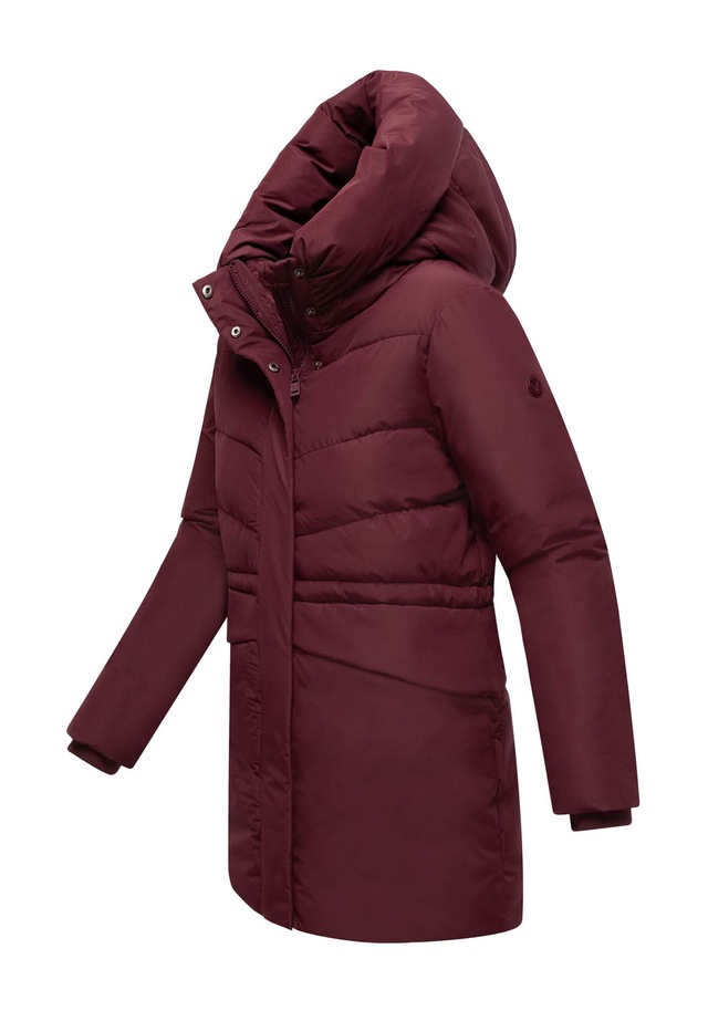 Marikoo Winterjacke »Delilah« mit kuschelig warmem Teddyfleece und hohem Kragen