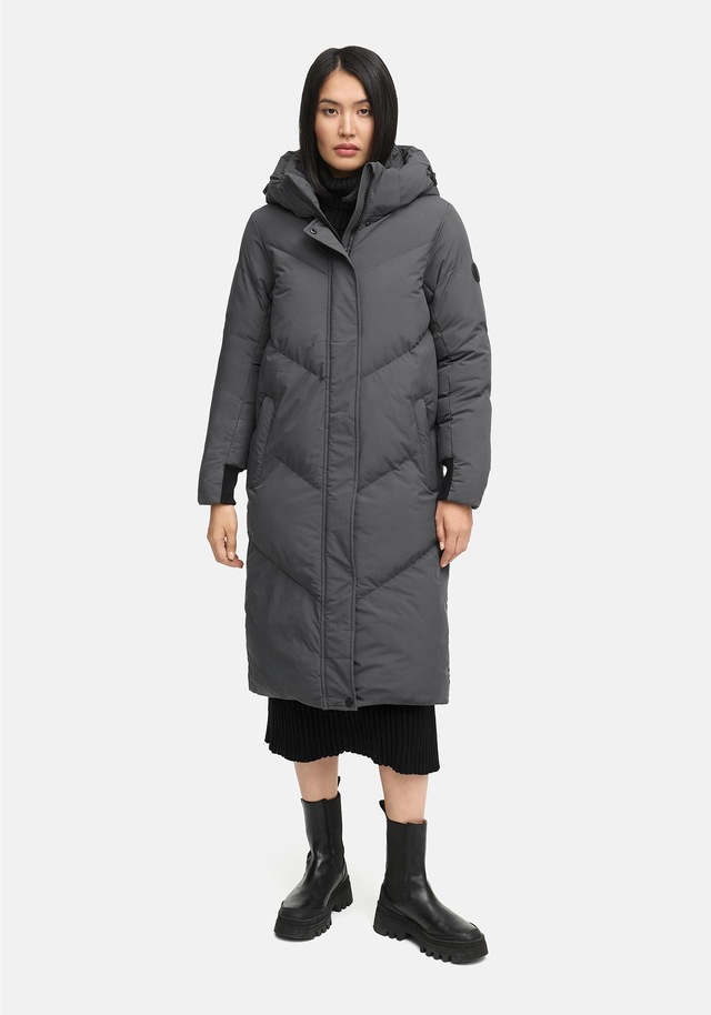Marikoo Winterjacke »Teonaa« langer Winter Mantel gesteppt