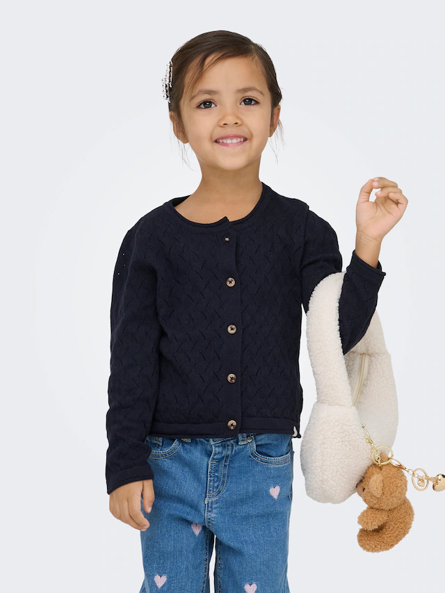 KIDS ONLY Strickjacke »KMGMEGAN LIFE LS CARDIGAN KNT NOOS«