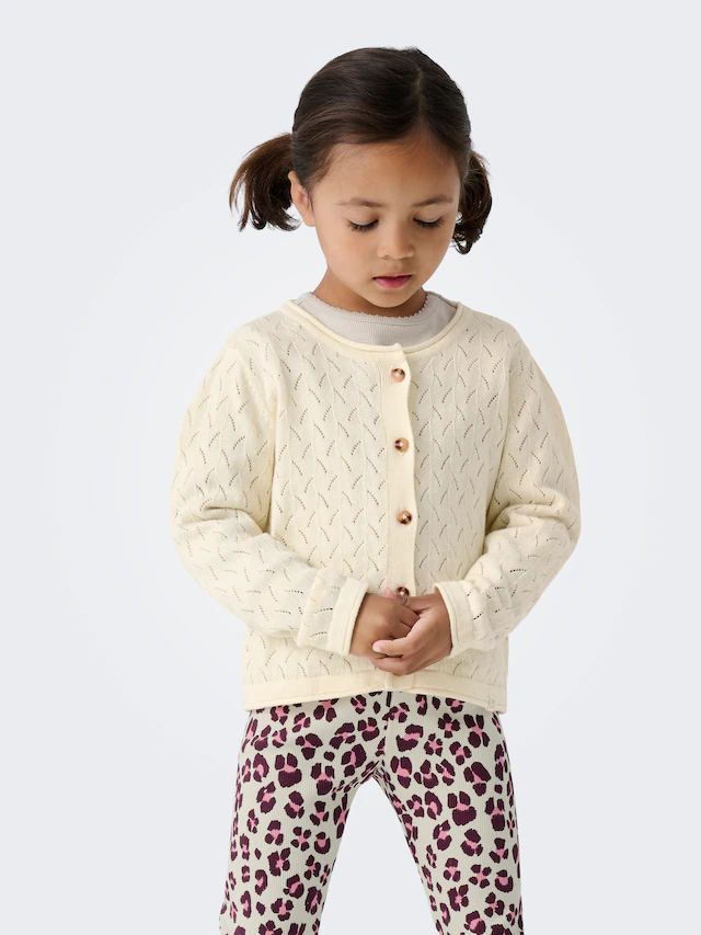 KIDS ONLY Strickjacke »KMGMEGAN LIFE LS CARDIGAN KNT NOOS«