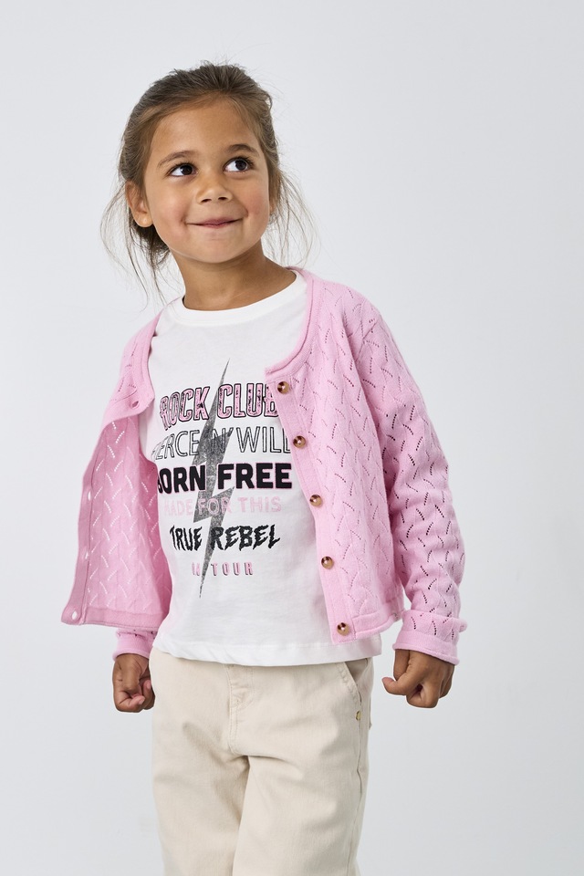 KIDS ONLY Strickjacke »KMGMEGAN LIFE LS CARDIGAN KNT NOOS«