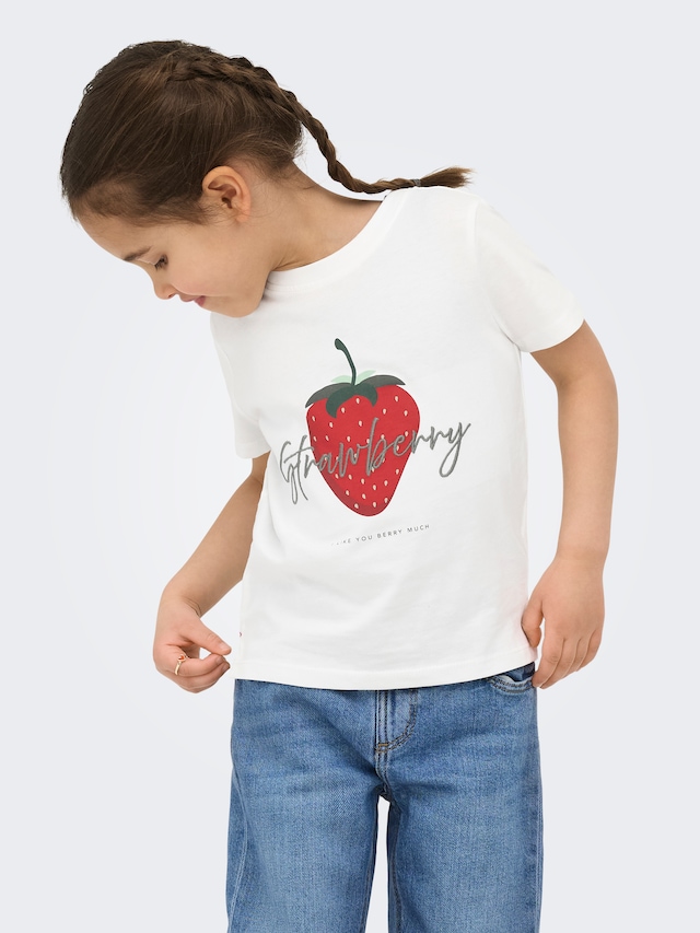 KIDS ONLY T-Shirt »KMGCANDY LIFE S/S PRINTED TEE JRS NOOS« Baumwolle, normal geschnitten