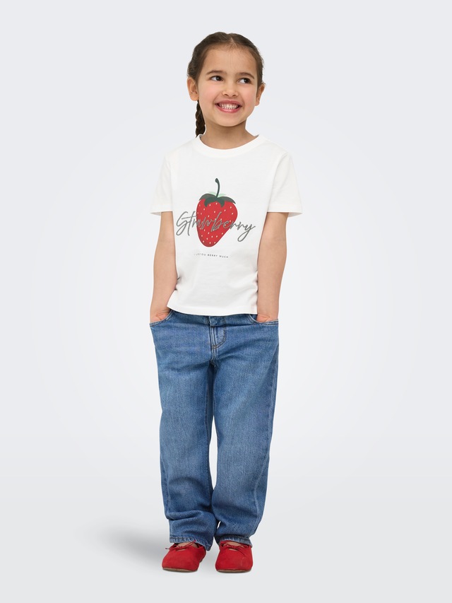 KIDS ONLY T-Shirt »KMGCANDY LIFE S/S PRINTED TEE JRS NOOS« Baumwolle, normal geschnitten