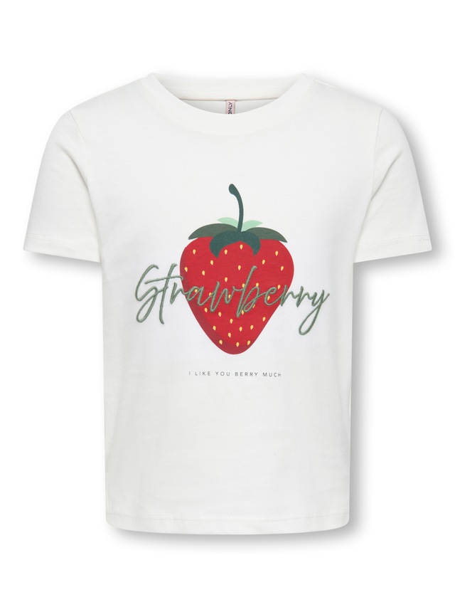 KIDS ONLY T-Shirt »KMGCANDY LIFE S/S PRINTED TEE JRS NOOS« Baumwolle, normal geschnitten