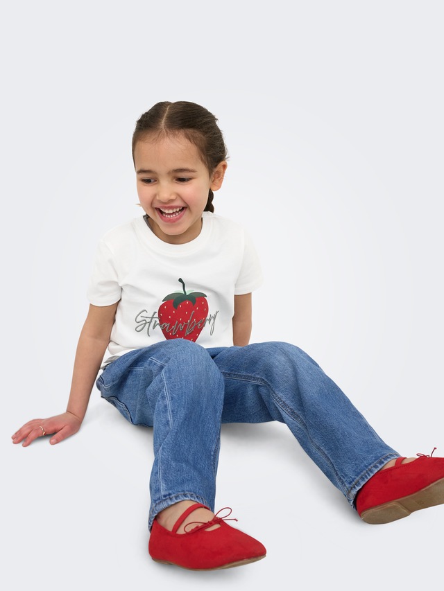 KIDS ONLY T-Shirt »KMGCANDY LIFE S/S PRINTED TEE JRS NOOS« Baumwolle, normal geschnitten