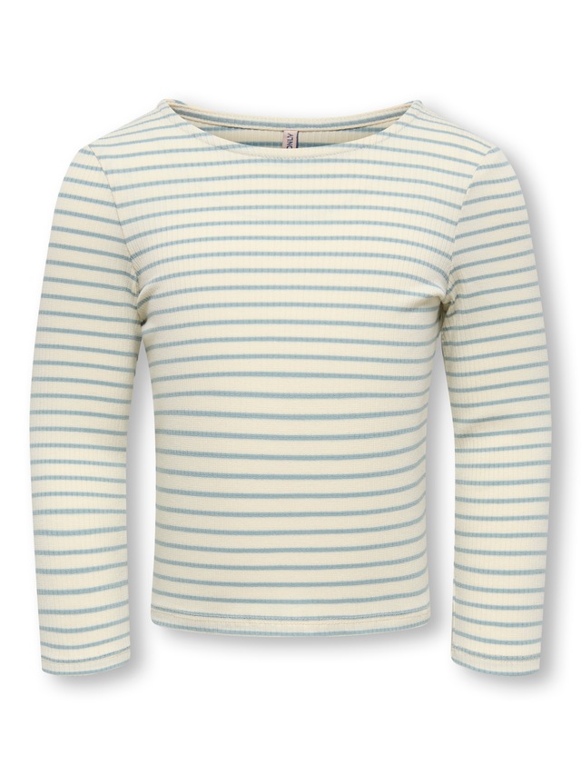 KIDS ONLY Langarmshirt »KMGMAUDE LIFE STRIPE LS TOP JRS NOOS«