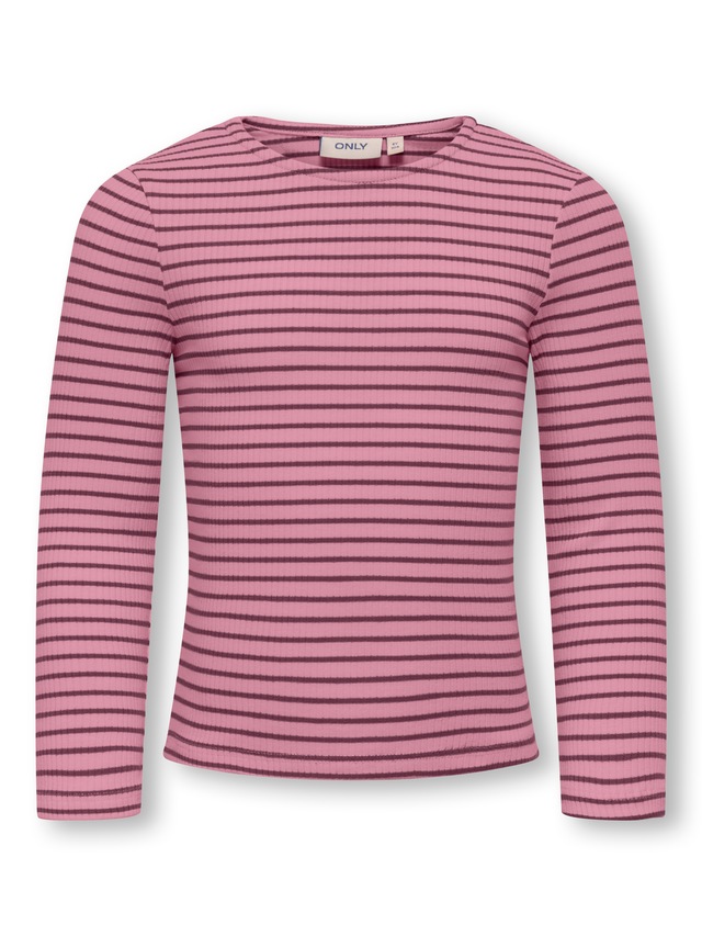 KIDS ONLY Langarmshirt »KMGMAUDE LIFE STRIPE LS TOP JRS NOOS«