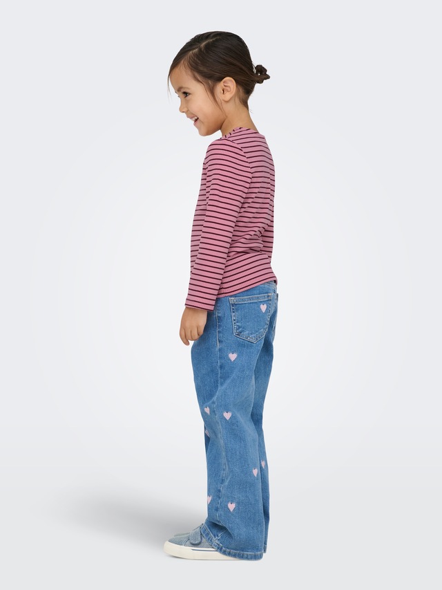 KIDS ONLY Langarmshirt »KMGMAUDE LIFE STRIPE LS TOP JRS NOOS«