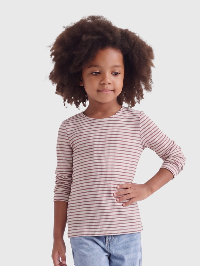 KIDS ONLY Langarmshirt »KMGMAUDE LIFE STRIPE LS TOP JRS NOOS«