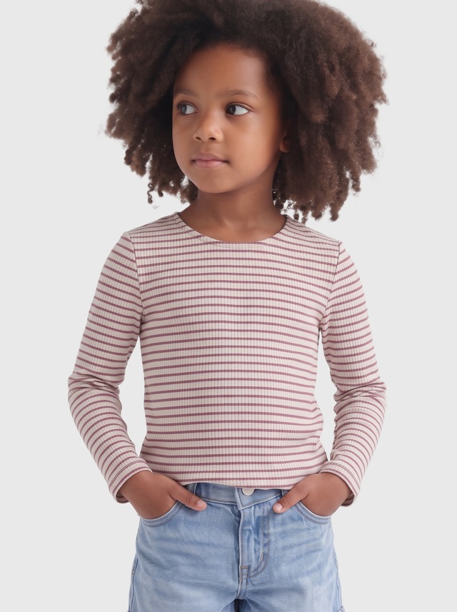 KIDS ONLY Langarmshirt »KMGMAUDE LIFE STRIPE LS TOP JRS NOOS«