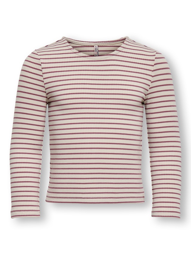 KIDS ONLY Langarmshirt »KMGMAUDE LIFE STRIPE LS TOP JRS NOOS«