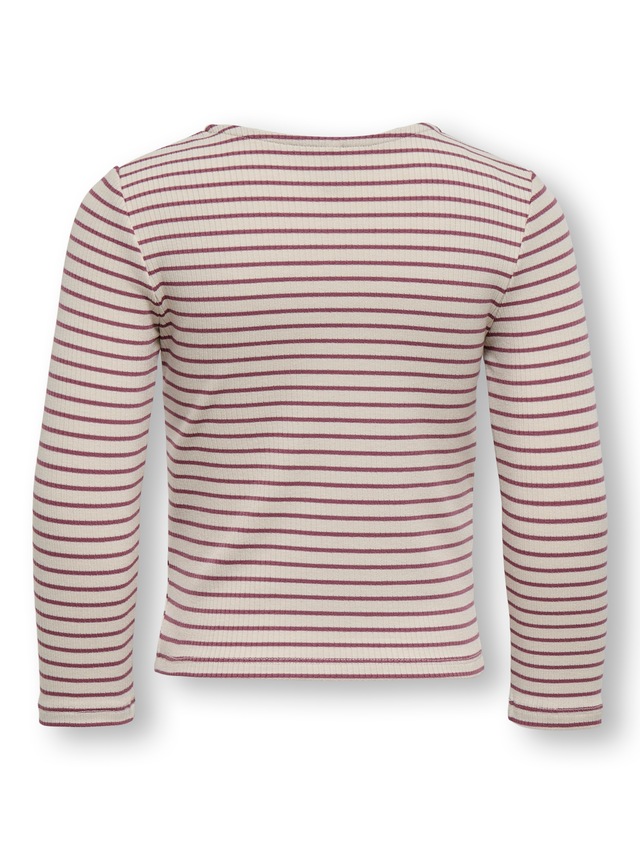 KIDS ONLY Langarmshirt »KMGMAUDE LIFE STRIPE LS TOP JRS NOOS«