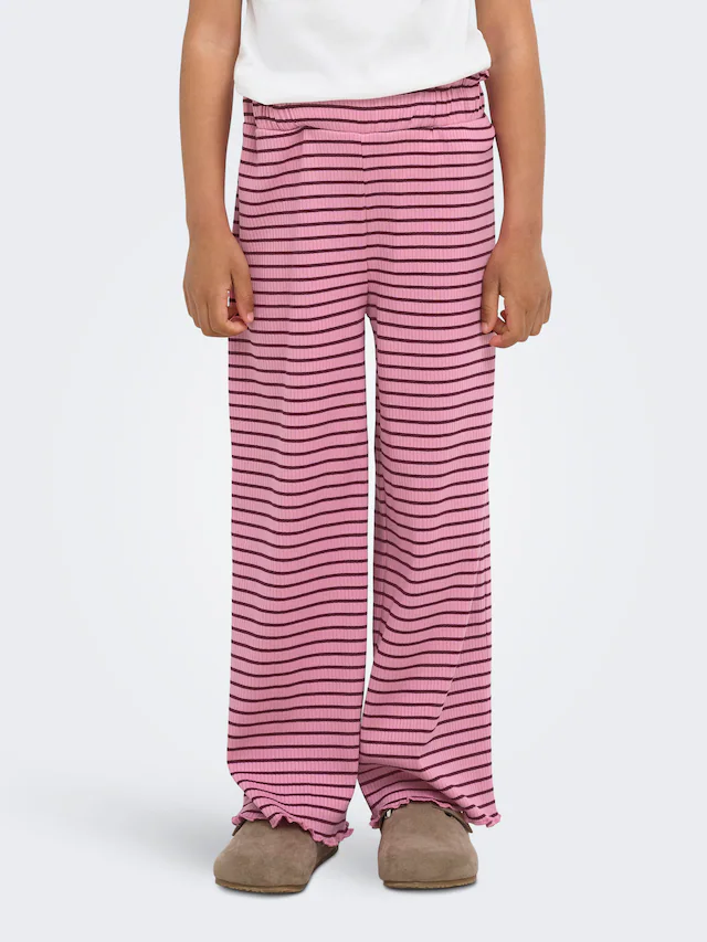 KIDS ONLY Jerseyhose »KMGMAUDE LIFE STRIPE WIDE PANT JRS NOOS«