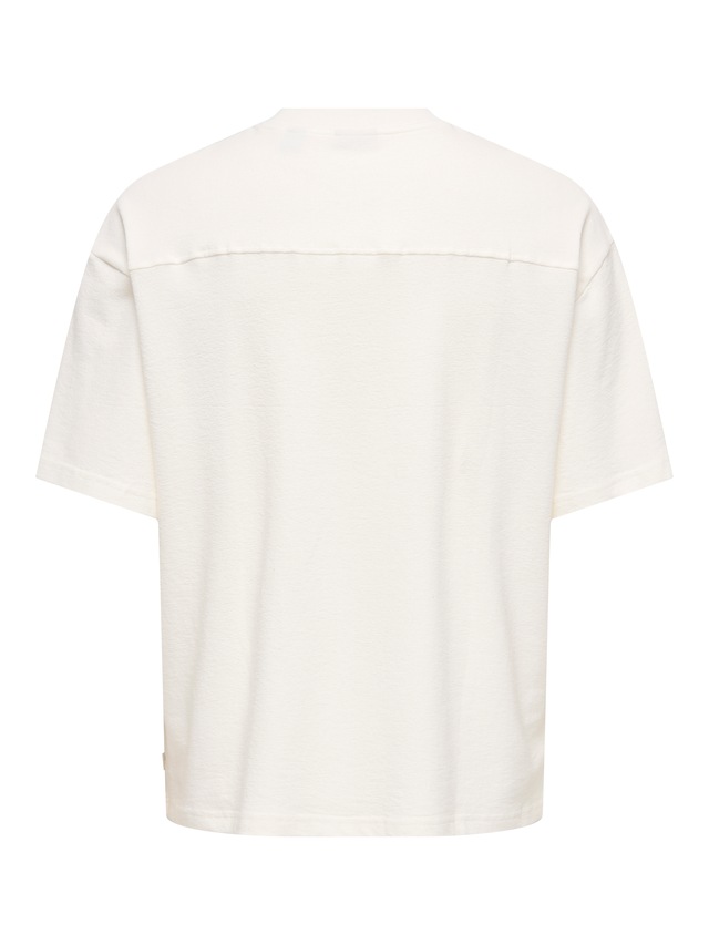 ONLY & SONS T-Shirt »ONSLENNY OVZ SS STRCT TEE NOOS«